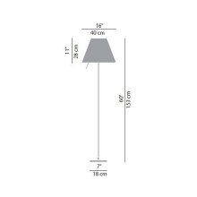 LucePlan Costanza fix floor lamp - Agof Store LucePlan Costanza fix floor lamp - Agof Store