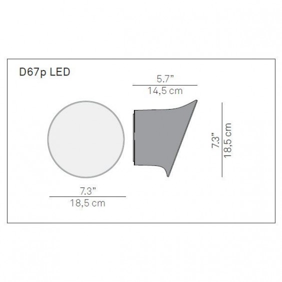 LucePlan Ecran In & Out wall lamp - Agof Store