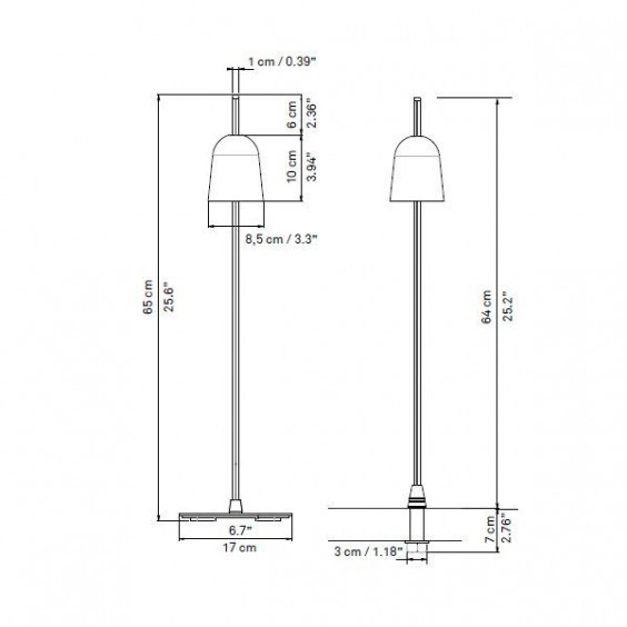 LucePlan Ascent Tischleuchte - Agof Store