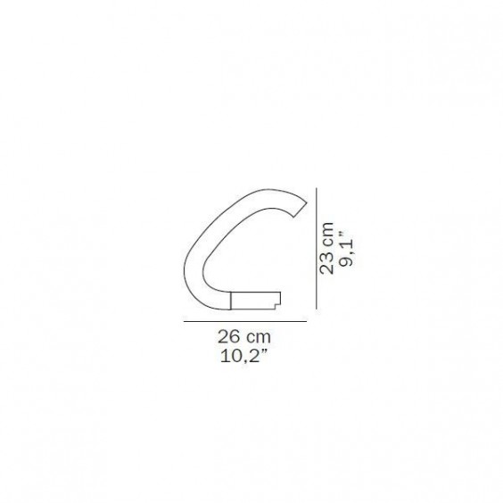 Oluce Acrilica Tischleuchte - Agof Store