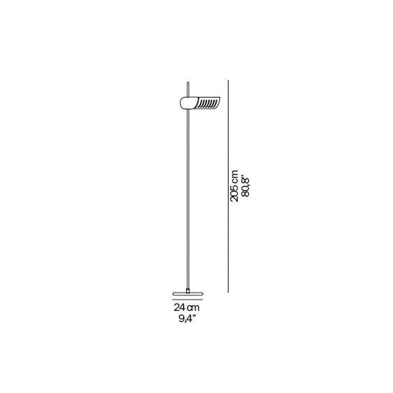 Oluce Colombo floor lamp - Agof Store