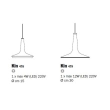 Oluce Kin Pendelleuchte - Agof Store Oluce Kin Pendelleuchte - Agof Store