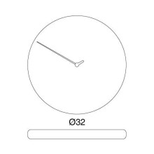 Progetti Less wall clock - Agof Store Progetti Less wall clock - Agof Store