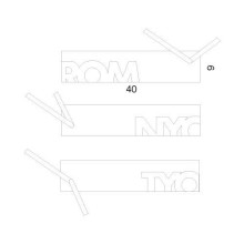 Progetti Souvenir 3 Wanduhr - Agof Store