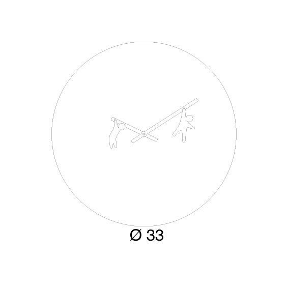 Progetti Time2play wall clock - Agof Store