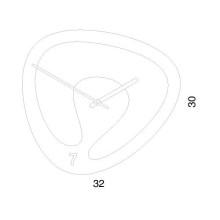 Progetti Seven wall clock - Agof Store Progetti Seven wall clock - Agof Store