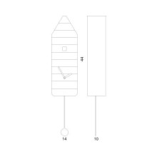 Progetti Capri cuckoo clock - Agof Store Progetti Capri cuckoo clock - Agof Store