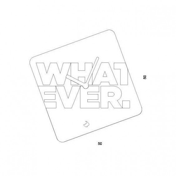 Progetti Whatever wall clock - Agof Store