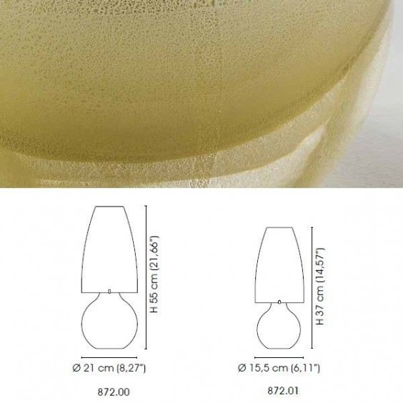 Venini Argea Oro Tischleuchte - Agof Store