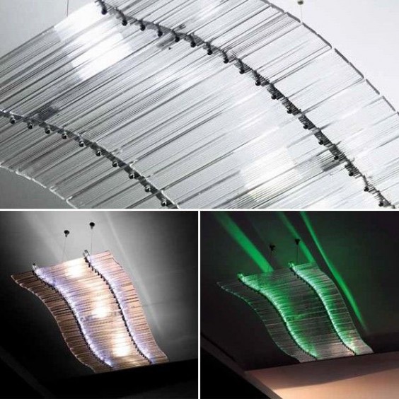 Tappeto Volante L.120 Lampada a sospensione Venini - Agof Store