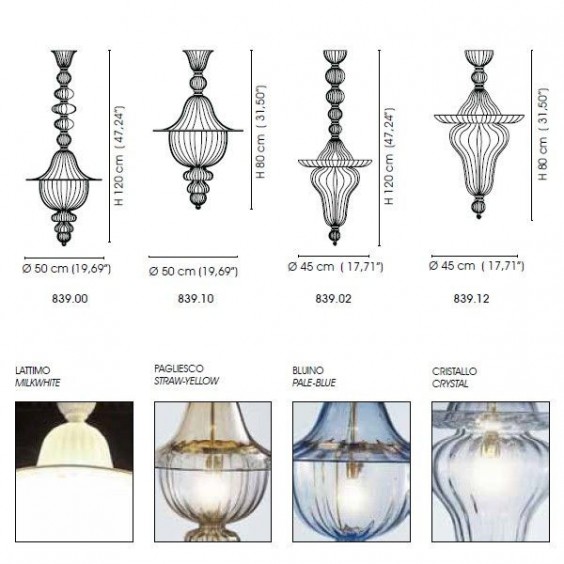 Venini Doge pendant lamp - Agof Store