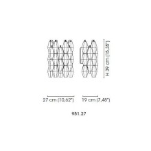 Venini Poliedri wall lamp - Agof Store