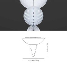 Venini Abaco wall ceiling lamp - Agof Store