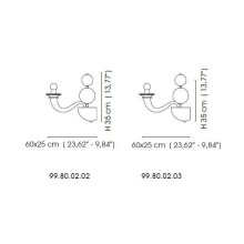 Venini Gio Ponti 99.80 Wandleuchte - Agof Store