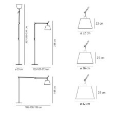 Artemide Tolomeo Mega Led Lampada da terra - Agof Store Artemide Tolomeo Mega Led Lampada da terra - Agof Store