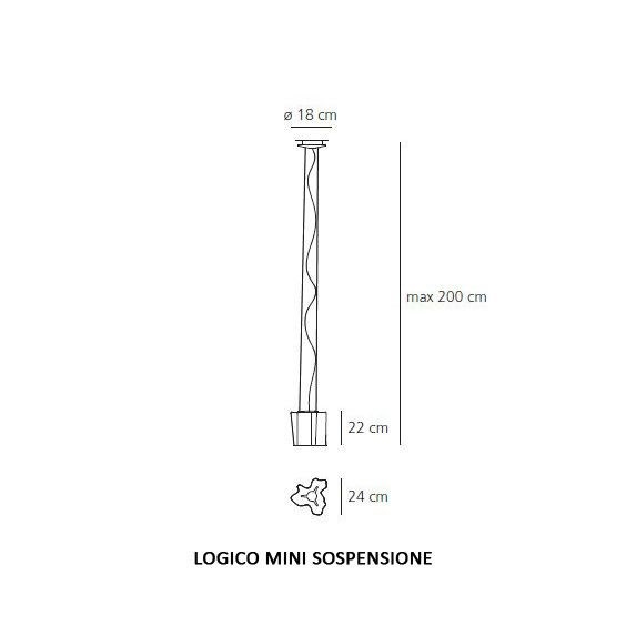 Artemide Logico Mini Pendelleuchte - Agof Store