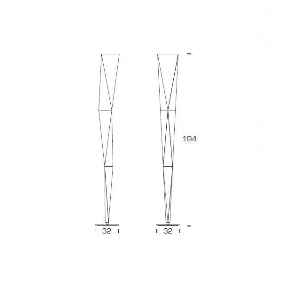 Fontana Arte Vertigo floor lamp - Agof Store