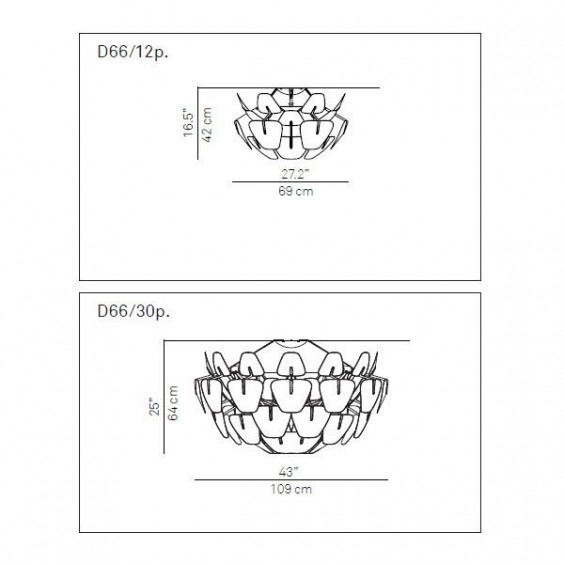 LucePlan Hope wall ceiling lamp - Agof Store