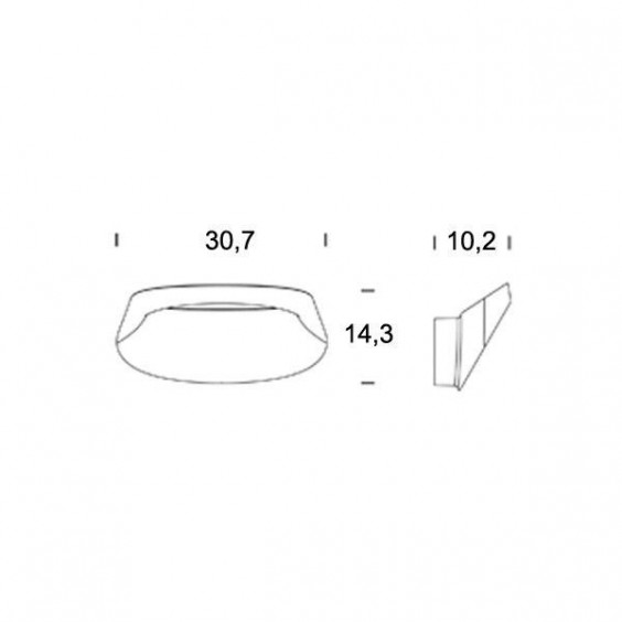 Fontana Arte Bonnet Wandleuchte - Agof Store