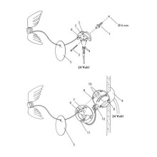 Ingo Maurer Lucellino wall ceiling lamp - Agof Store