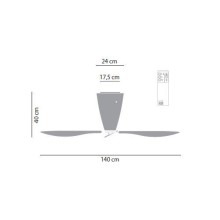 Blow Ventilatore a soffitto LucePlan - Agof Store