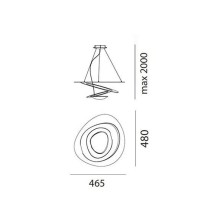 Artemide Pirce Micro Led Pendelleuchte - Agof Store Artemide Pirce Micro Led Pendelleuchte - Agof Store
