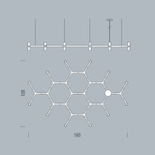 Nemo Crown Plana Mega Pendelleuchte - Agof Store
