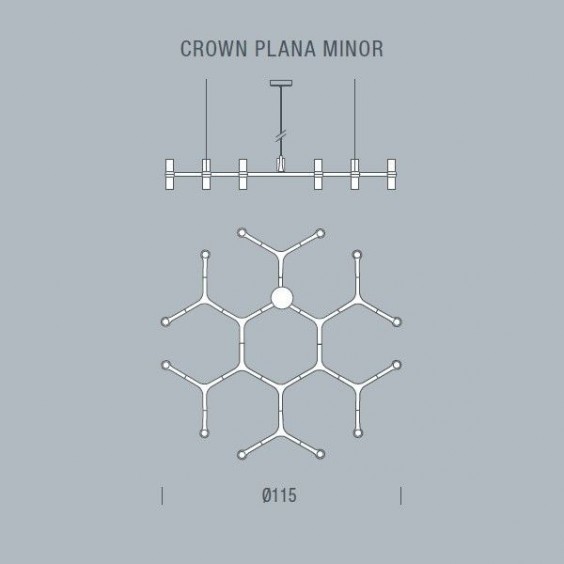 Crown Plana Minor Lampada a sospensione Nemo - Agof Store