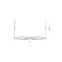 Nemo In The Wind Horizontal pendant lamp - Agof Store Nemo In The Wind Horizontal pendant lamp - Agof Store