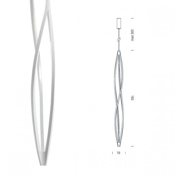 In The Wind Vertical Lampada a sospensione Nemo - Agof Store