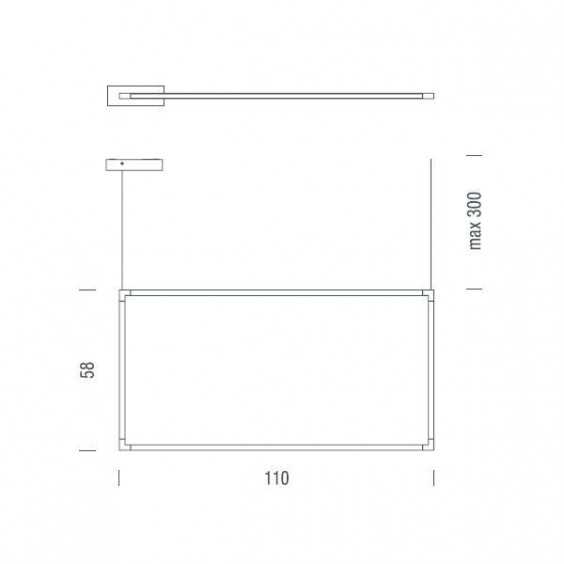 Spigolo Vertical Lampada a sospensione Nemo - Agof Store