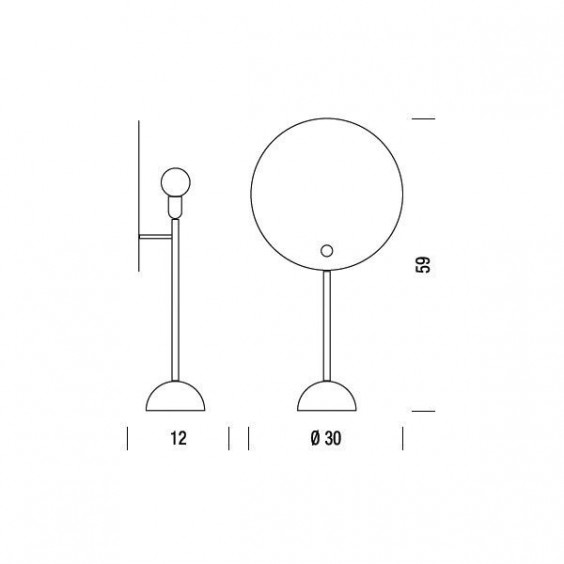 Nemo Kuta table lamp - Agof Store