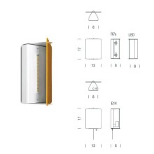 Applique à Volet Pivotant Lampada da parete Nemo - Agof Store