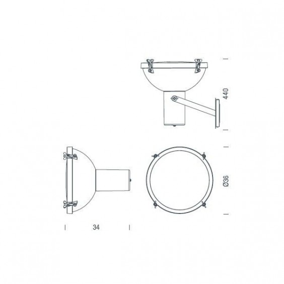 Nemo Projecteur 365 wall ceiling lamp - Agof Store