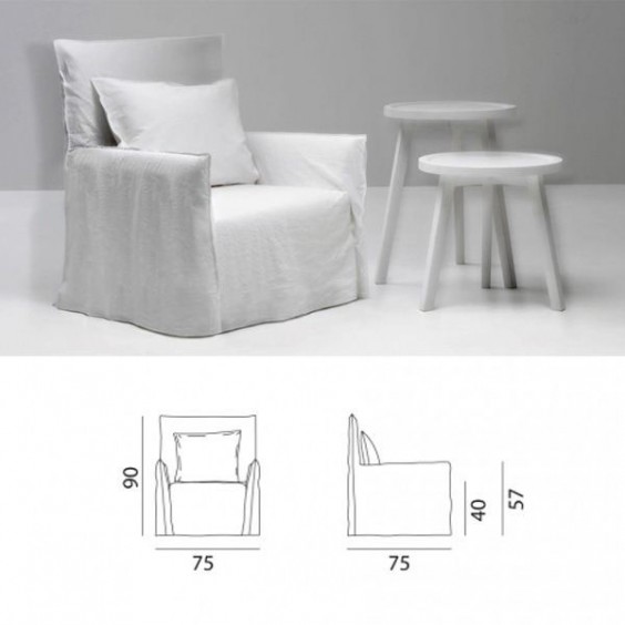 Gervasoni Ghost 04 Sessel - Agof Store