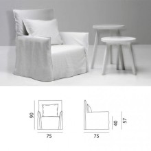 Gervasoni Ghost 04 Armchair - Agof Store