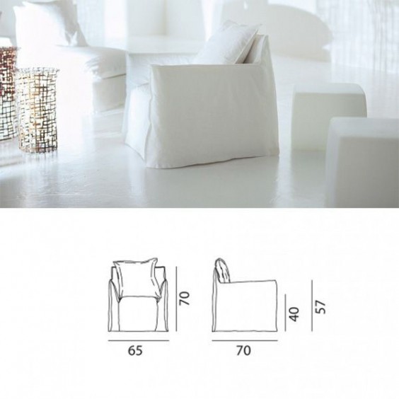 Gervasoni Ghost 05 Sessel - Agof Store
