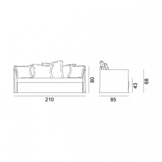 Gervasoni Ghost 19 Schlafsofa - Agof Store