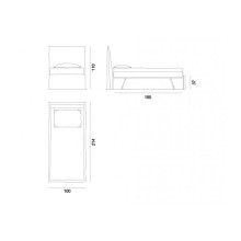 Gervasoni Ghost 82 Bed - Agof Store