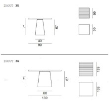 Gervasoni InOut 35 Table - Agof Store