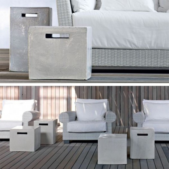 Gervasoni InOut 41 42 43 Hocker / Beistelltisch - Agof Store