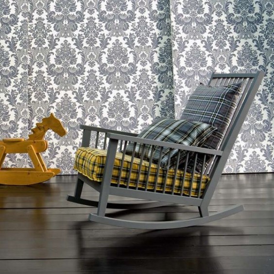 Gray 09 poltrona a dondolo Gervasoni - Agof Store