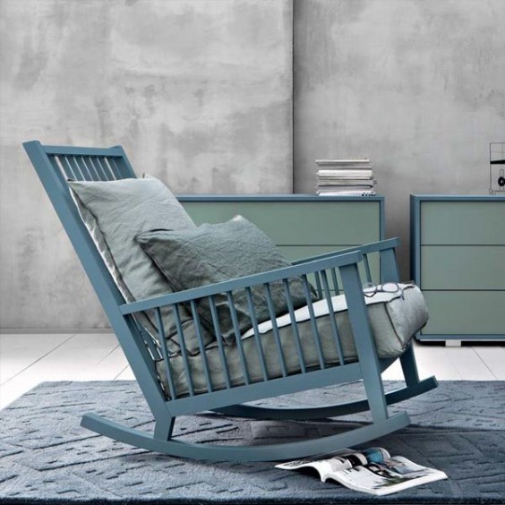Gray 09 poltrona a dondolo Gervasoni - Agof Store