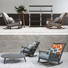 Gervasoni Gray 09 Rocking Chair - Agof Store Gervasoni Gray 09 Rocking Chair - Agof Store