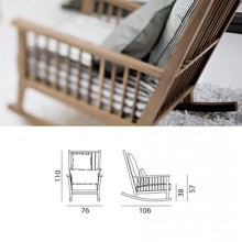 Gervasoni Gray 09 Rocking Chair - Agof Store Gervasoni Gray 09 Rocking Chair - Agof Store