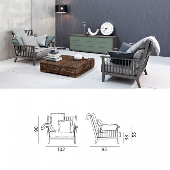 Gervasoni Gray 01 Sessel - Agof Store