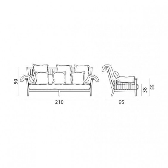 Gervasoni Gray 03 Sofa - Agof Store