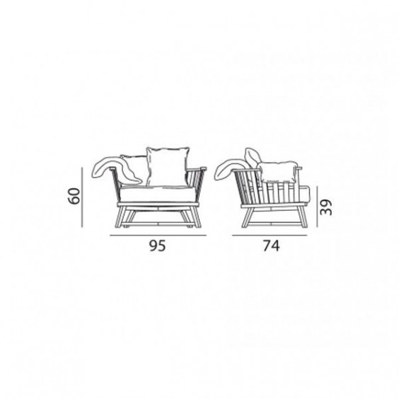 Gervasoni Gray 07 Easy Chair - Agof Store