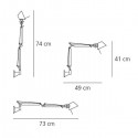 Artemide Tolomeo Micro wall lamp - Agof Store
