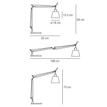 Artemide Tolomeo Basculante Lampada da tavolo - Agof Store